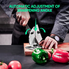 VN3 Professional Knife Sharpener | 3-Step Streamlined Sailboat Design for Effortless Sharpening - The Ultimate Tool for Precise 11 to 21 Degree Angles (Upgraded Stainless Steel)