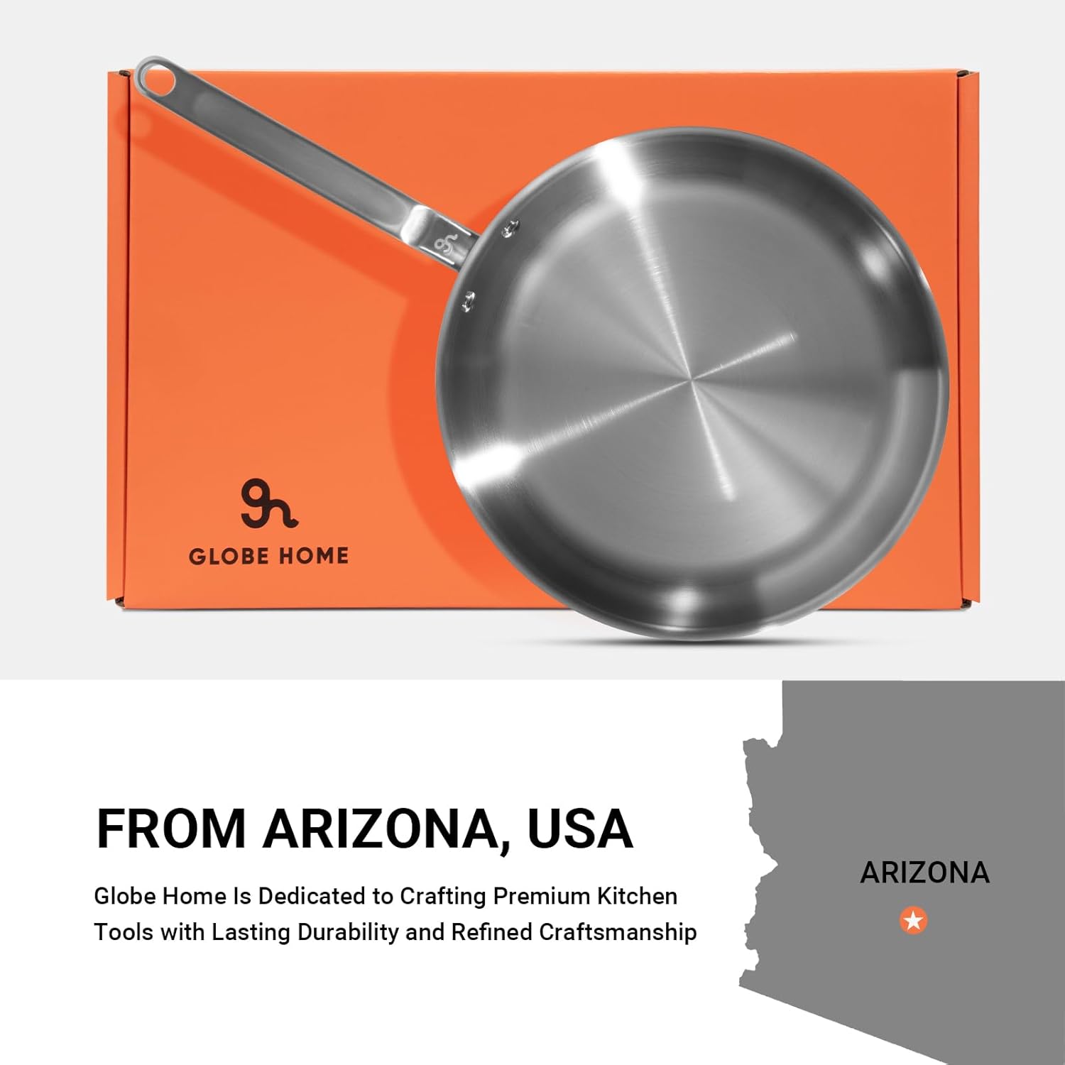 Stainless Steel Frying Pan